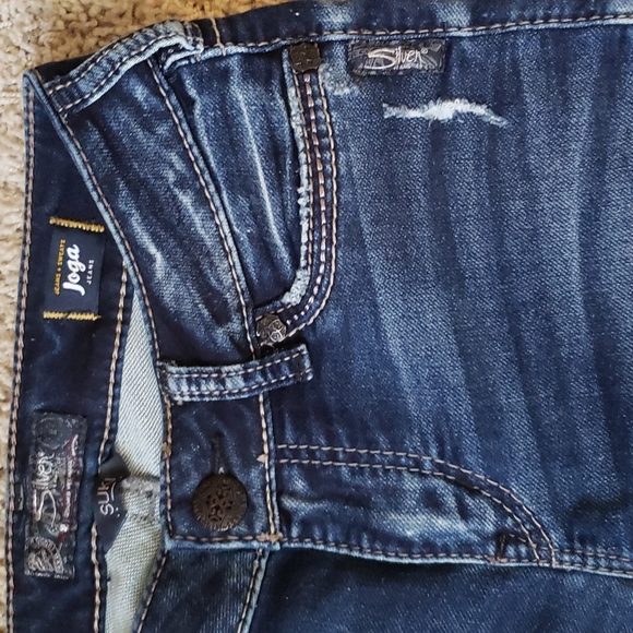 Silver Suki Joga Sweat Jeans - Picture 7 of 8